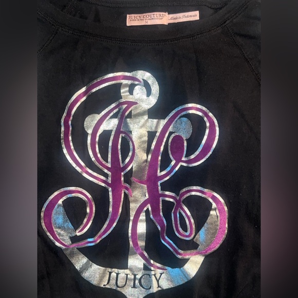 Juicy Couture Nautical Grapgic Mid Sleeve Tee - Picture 4 of 4